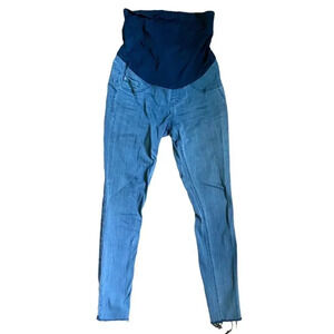 Motherhood Maternity | Indigo Blue Gray Wash Jeggings (S)